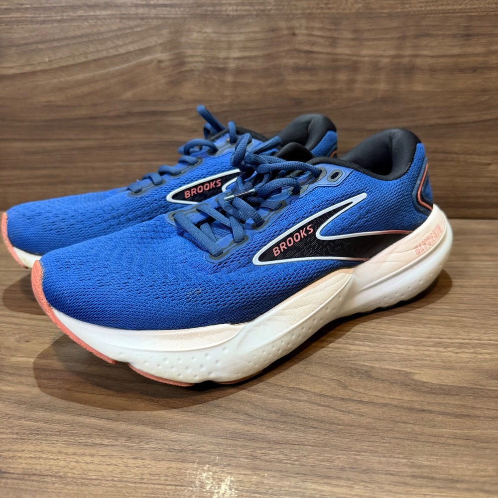 Brooks Glycerin 21 Running Shoes Womens 8.5 Wide Blue Good DNA LOFT v3 Cushion
